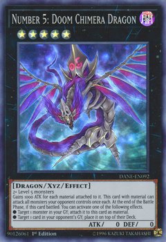 Number 5: Doom Chimera Dragon - DANE-EN092 - Super Rare