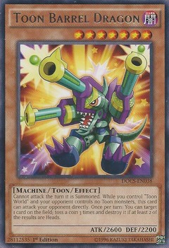 Toon Barrel Dragon - DOCS-EN038 - Rare