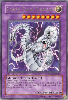 Cyber Twin Dragon - DP04-EN011 - Rare