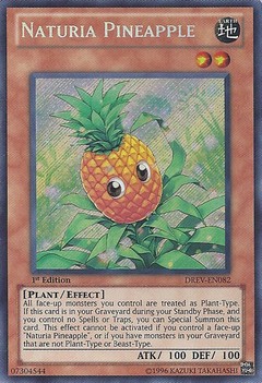 Naturia Pineapple - DREV-EN082 - Secret Rare