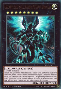 Galaxy-Eyes Full Armor Photon Dragon - DUPO-EN063 - Ultra Rare