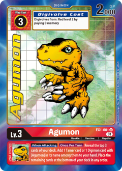 Agumon (Alternate Art) - EX1-001 - Uncommon