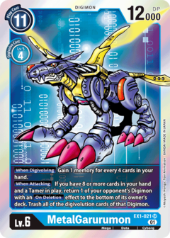 MetalGarurumon - EX1-021 - Super Rare