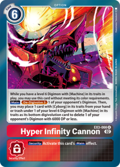 Hyper Infinity Cannon - EX3-066 - Rare