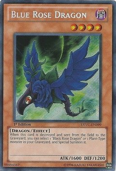 Blue Rose Dragon - EXVC-EN099 - Secret Rare