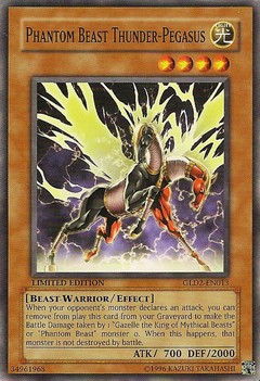 Phantom Beast Thunder-Pegasus - GLD2-EN013 - Common