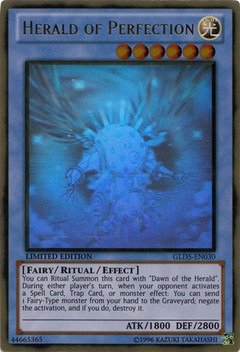 Herald of Perfection - GLD5-EN030 - Ghost Gold Rare