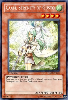 Caam, Serenity of Gusto - HA05-EN041 - Secret Rare