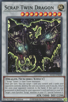 Scrap Twin Dragon - KICO-EN038 - Super Rare