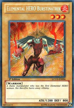 Elemental HERO Burstinatrix - LCGX-EN004 - Secret Rare