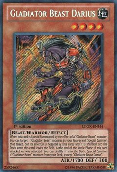 Gladiator Beast Darius - LCGX-EN244 - Secret Rare