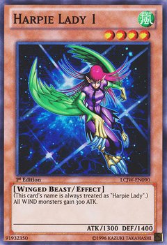 Harpie Lady 1 - LCJW-EN090 - Super Rare