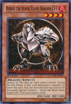 Horus the Black Flame Dragon LV4 - LCYW-EN197 - Common