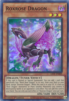 Roxrose Dragon - LIOV-EN009 - Super Rare