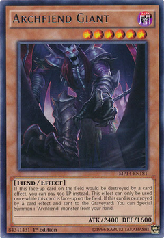 Archfiend Giant - MP14-EN181 - Rare