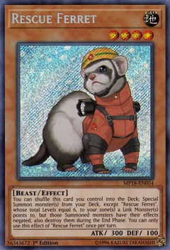 Rescue Ferret - MP18-EN054 - Secret Rare