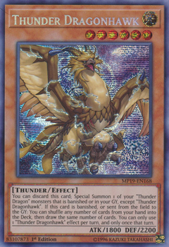 Thunder Dragonhawk - MP19-EN168 - Prismatic Secret Rare