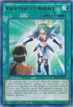 Valkyrie's Embrace - MP20-EN091 - Rare