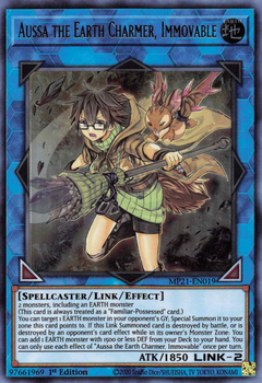 Aussa the Earth Charmer, Immovable - MP21-EN019 - Ultra Rare