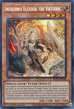 Incredible Ecclesia, the Virtuous - MP22-EN188 - Prismatic Secret Rare