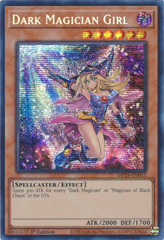 Dark Magician Girl (alternate artwork) - MP24-EN053 - Prismatic Secret Rare