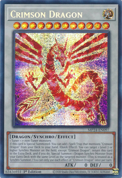 Crimson Dragon - MP24-EN097 - Prismatic Secret Rare