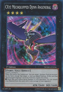 CXyz Mechquipped Djinn Angeneral - NUMH-EN036 - Super Rare