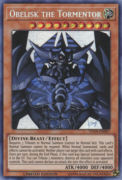 Obelisk the Tormentor - TN19-EN007 - Prismatic Secret Rare