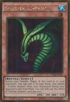 Sinister Serpent - PGL2-EN027 - Gold Rare