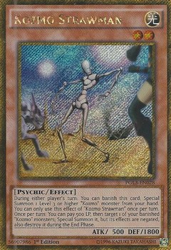 Kozmo Strawman - PGL3-EN028 - Gold Secret Rare