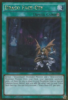 Draco Face-Off - PGL3-EN090 - Gold Rare