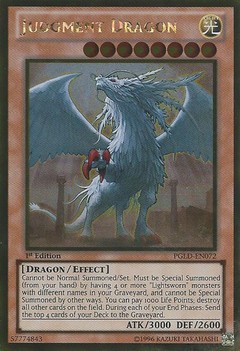 Judgment Dragon - PGLD-EN072 - Gold Rare