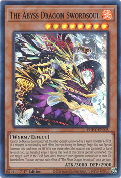 The Abyss Dragon Swordsoul - PHHY-EN005 - Super Rare