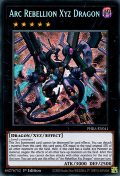 Arc Rebellion Xyz Dragon - PHRA-EN041 - Secret Rare