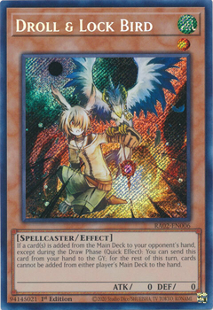 Droll & Lock Bird - RA02-EN006 - Secret Rare