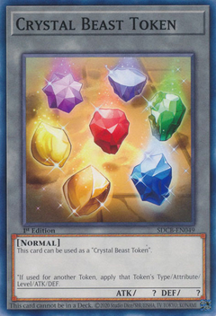 Crystal Beast Token - SDCB-EN049 - Common