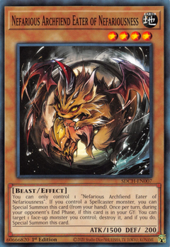 Nefarious Archfiend Eater of Nefariousness - SDCH-EN007 - Common