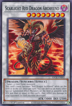 Scarlight Red Dragon Archfiend - SDCK-EN041 - Common