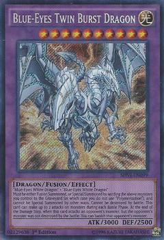 Blue-Eyes Twin Burst Dragon - SHVI-EN099 - Secret Rare