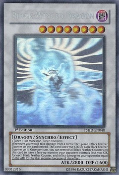 Black-Winged Dragon - TSHD-EN040 - Ghost Rare