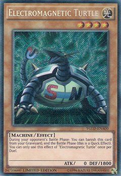 Electromagnetic Turtle - YGLD-ENA00 - Secret Rare