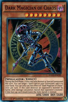 Dark Magician of Chaos - YGLD-ENC02 - Ultra Rare