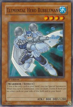 Elemental HERO Bubbleman - YSDJ-EN017 - Super Rare