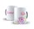 Caneca Flores com nome - comprar online