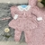 Saída de Maternidade Luxo Perolas Boutique Rosa Blush na internet