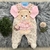 Jardineira Canelada Bear Flowers Upi