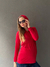 Buzo con capucha Rojo Josefina de lactancia art. 2389 - comprar online
