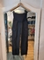 Pantalon cargo gabardina elastizada negra - comprar online