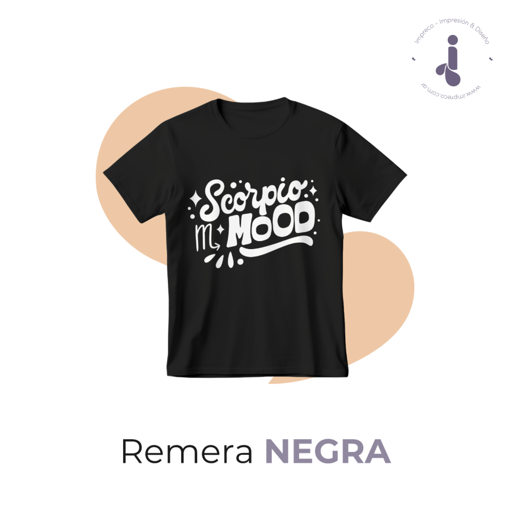 Remera Negra Personalizada