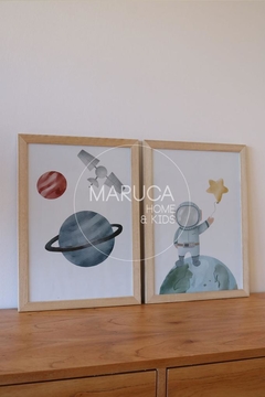 Trio cuadros espacio - comprar online